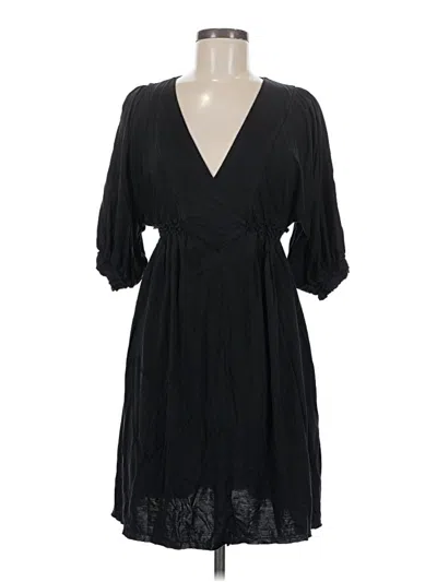 Pre-owned Max Studio Casual Dress In Black