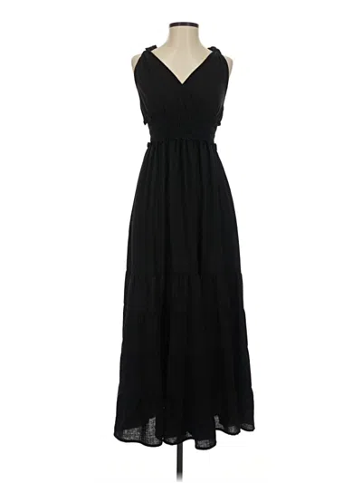 Pre-owned Max Studio Casual Dress In Black