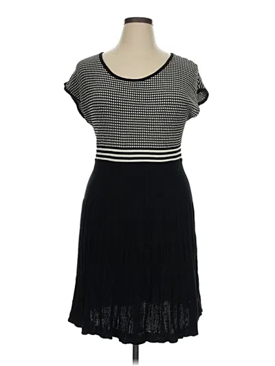 Pre-owned Max Studio Casual Dress In Black