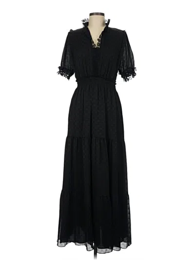 Pre-owned Max Studio Casual Dress In Black
