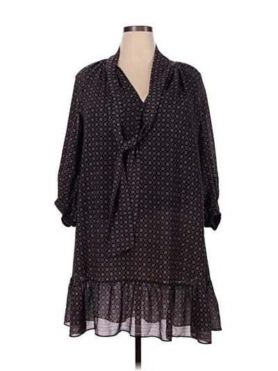 Pre-owned Max Studio Casual Dress In Black