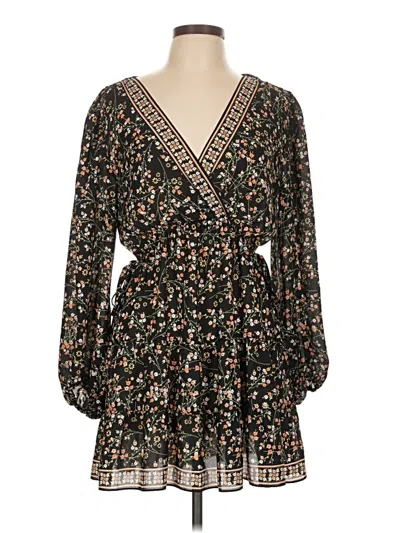 Pre-owned Max Studio Casual Dress In Black