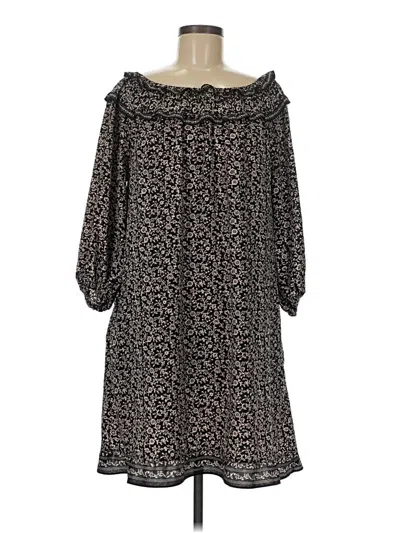 Pre-owned Max Studio Casual Dress In Black