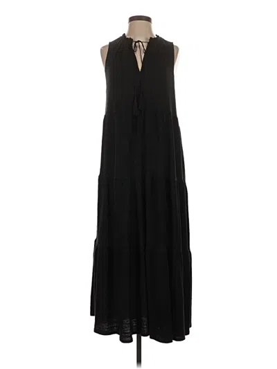 Pre-owned Max Studio Casual Dress In Black