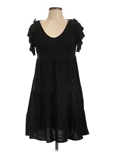 Pre-owned Max Studio Casual Dress In Black