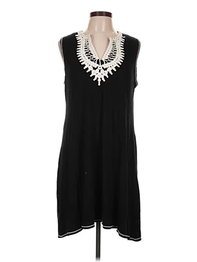 Pre-owned Max Studio Casual Dress In Black
