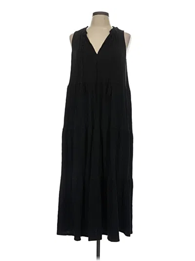 Pre-owned Max Studio Casual Dress In Black