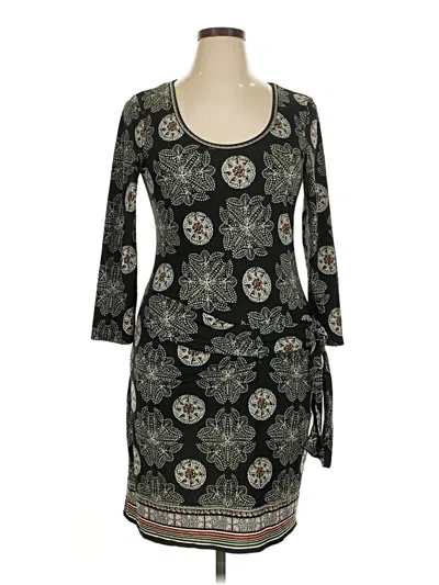 Pre-owned Max Studio Casual Dress In Black