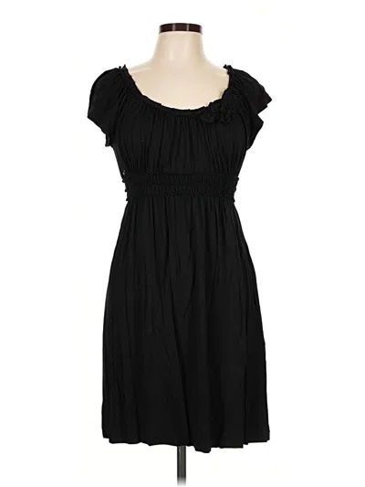 Pre-owned Max Studio Casual Dress In Black