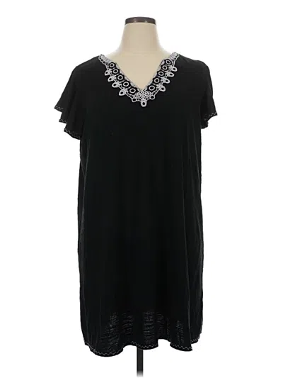 Pre-owned Max Studio Casual Dress In Black