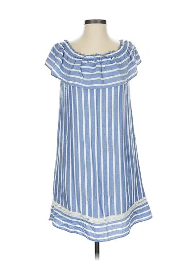 Pre-owned Max Studio Casual Dress In Blue