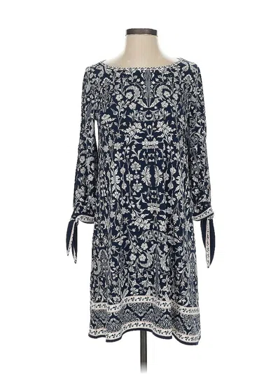 Pre-owned Max Studio Casual Dress In Blue