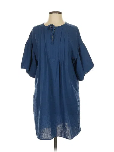Pre-owned Max Studio Casual Dress In Blue