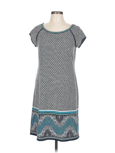 Pre-owned Max Studio Casual Dress In Blue