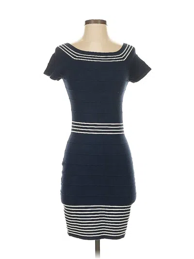 Pre-owned Max Studio Casual Dress In Blue
