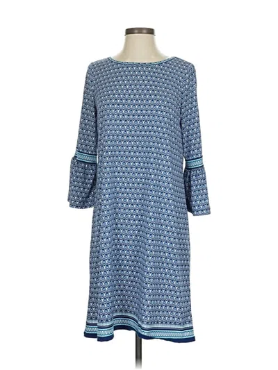 Pre-owned Max Studio Casual Dress In Blue