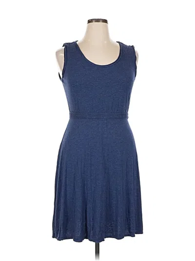 Pre-owned Max Studio Casual Dress In Blue