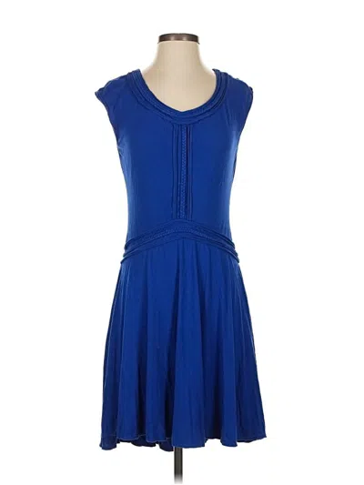 Pre-owned Max Studio Casual Dress In Blue