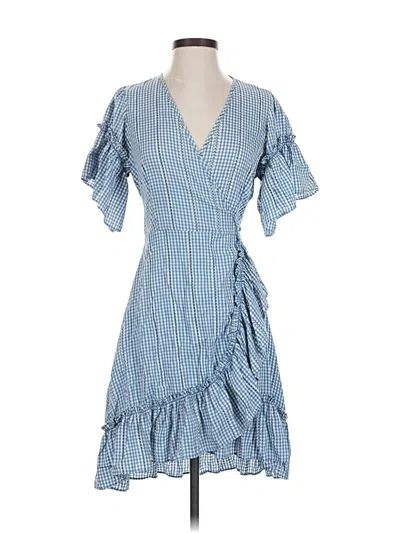 Pre-owned Max Studio Casual Dress In Blue