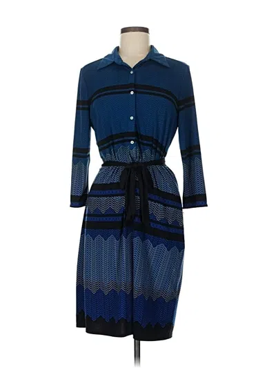 Pre-owned Max Studio Casual Dress In Blue