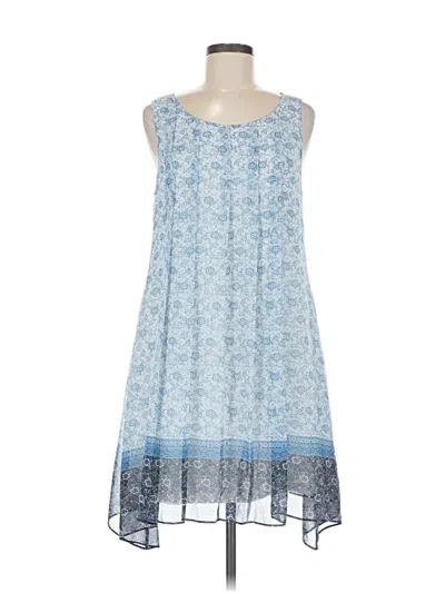 Pre-owned Max Studio Casual Dress In Blue
