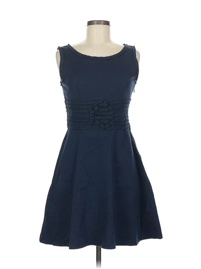 Pre-owned Max Studio Casual Dress In Blue