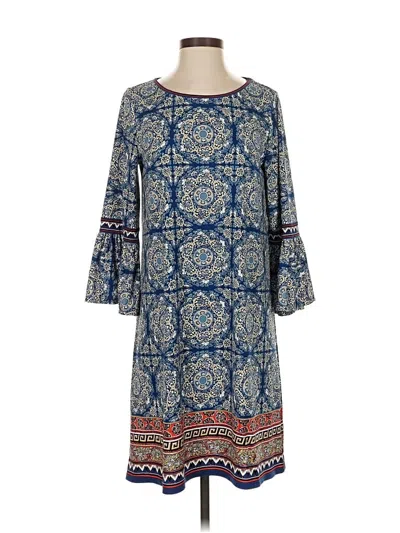 Pre-owned Max Studio Casual Dress In Blue