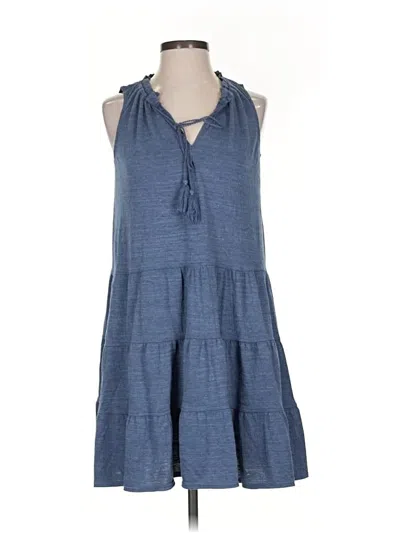 Pre-owned Max Studio Casual Dress In Blue