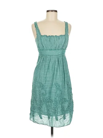 Pre-owned Max Studio Casual Dress In Blue