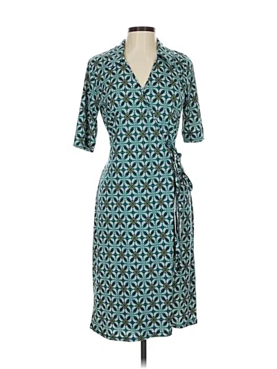 Pre-owned Max Studio Casual Dress In Blue