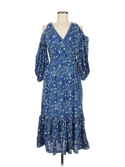 Pre-owned Max Studio Casual Dress In Blue