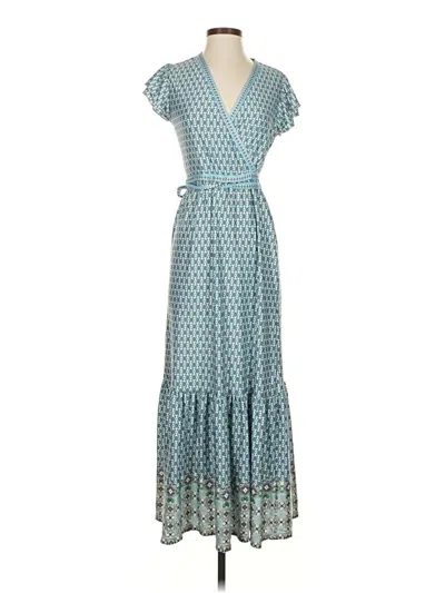 Pre-owned Max Studio Casual Dress In Blue