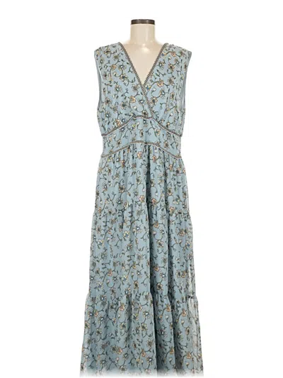 Pre-owned Max Studio Casual Dress In Blue