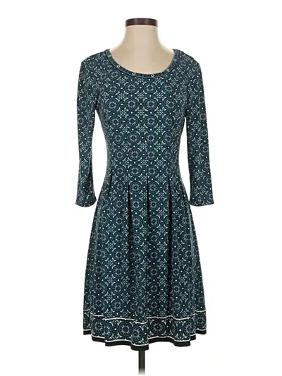 Pre-owned Max Studio Casual Dress In Blue