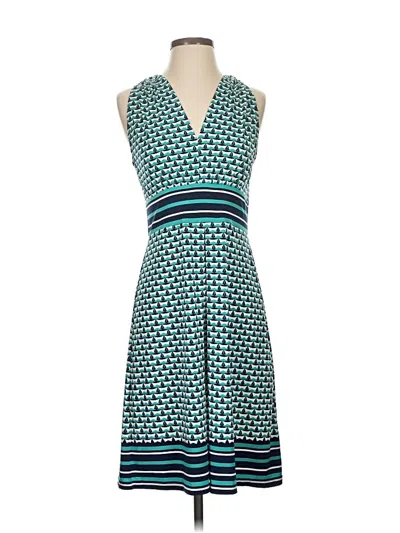 Pre-owned Max Studio Casual Dress In Blue