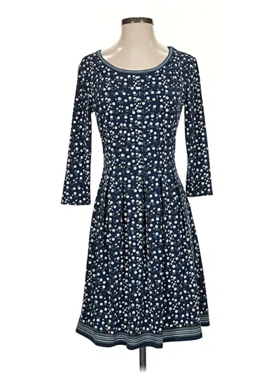 Pre-owned Max Studio Casual Dress In Blue