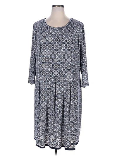 Pre-owned Max Studio Casual Dress In Blue