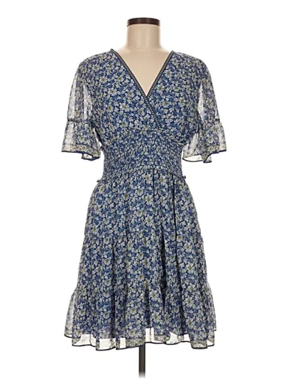 Pre-owned Max Studio Casual Dress In Blue
