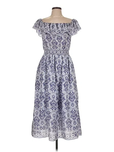 Pre-owned Max Studio Casual Dress In Blue