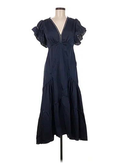 Pre-owned Max Studio Casual Dress In Blue