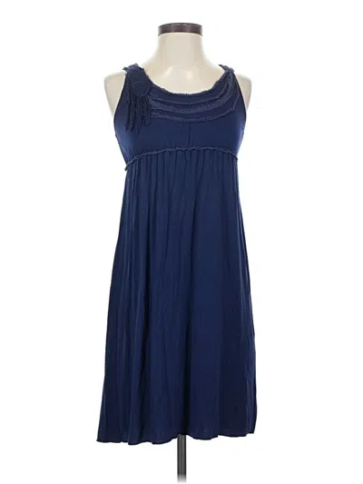 Pre-owned Max Studio Casual Dress In Blue