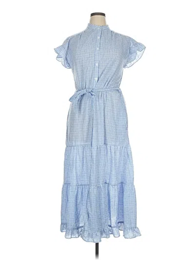 Max Studio Casual Dress In Blue