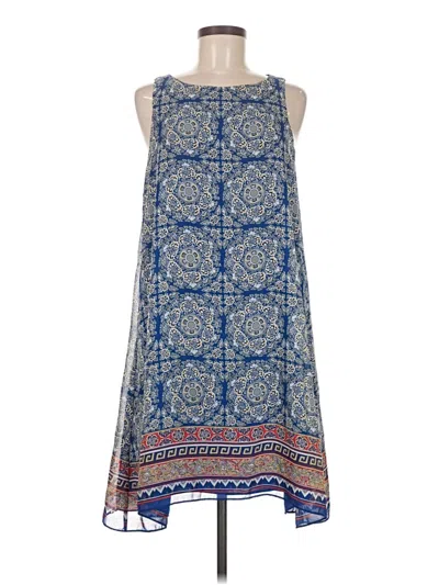 Pre-owned Max Studio Casual Dress In Blue