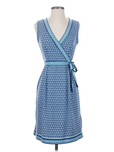 Pre-owned Max Studio Casual Dress In Blue