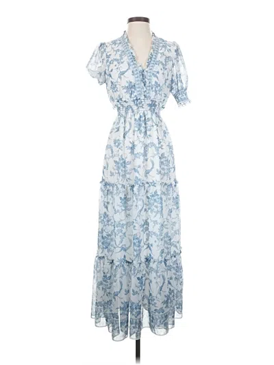 Pre-owned Max Studio Casual Dress In Blue