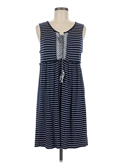Pre-owned Max Studio Casual Dress In Blue
