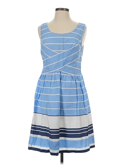 Pre-owned Max Studio Casual Dress In Blue