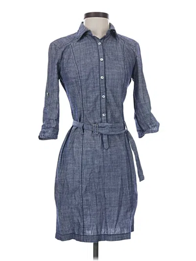 Pre-owned Max Studio Casual Dress In Blue