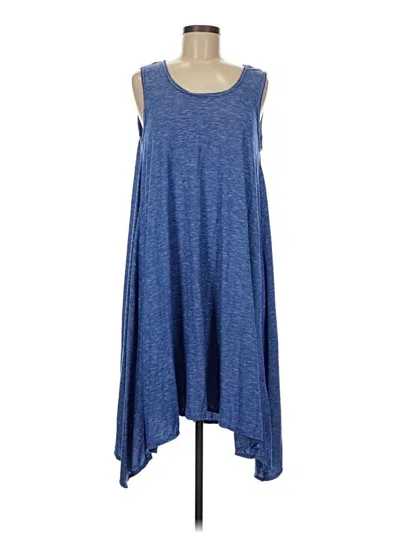 Pre-owned Max Studio Casual Dress In Blue