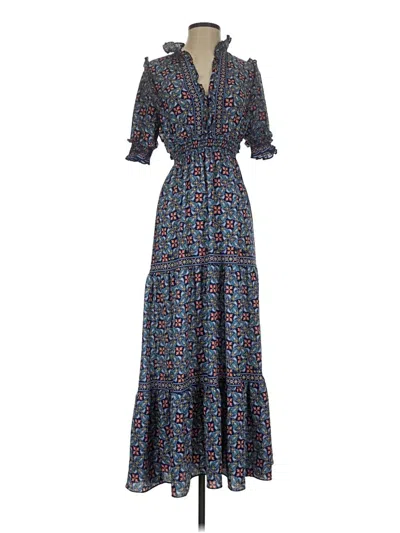Pre-owned Max Studio Casual Dress In Blue